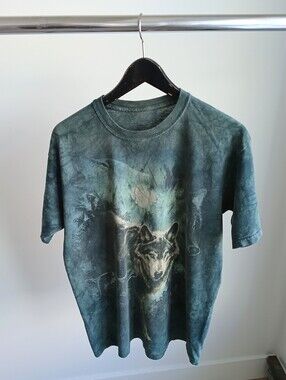 VTG 2011 The Mountain Wolves Green Tie Dye Tee M